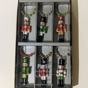 New in box Pier 1 drink charms - set of 6